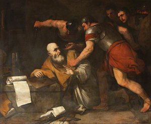 The Death Of Archimedes — Luca Giordano