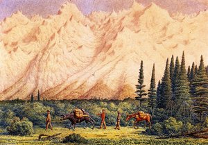 Foot Of Rocky Mountains — William George Richardson Hind