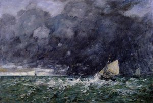 Rough Seas — Eugène Louis Boudin