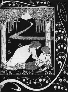 How Sir Launcelot Was Known By Dame Elaine Ii — Aubrey Vincent Beardsley