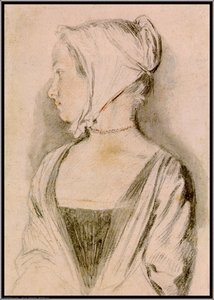 Portrait Of A Girl — Jean-antoine Watteau, Rococo Style
