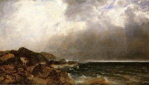Point Of Rocks, Newport — John Frederick Kensett