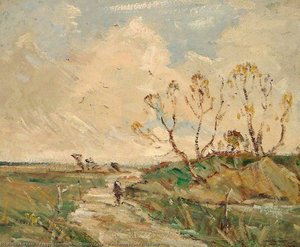 Country Lane, Walcheren Island, Holland — Peggy Somerville
