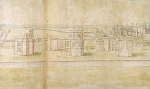 Hampton Court Palace From The North — Antonio De Las Viñas