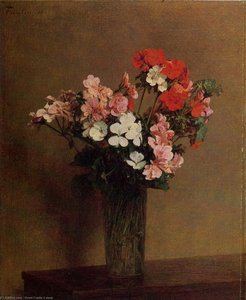 Geraniums — Henri Fantin-latour