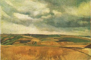 Fields In Neskuchnoye — Zinaida Serebriakova, Impressionism