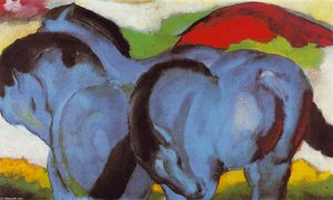 The Little Blue Horses — Franz Marc