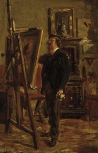 Cristiano Banti At The Easel — Giovanni Boldini, Realism