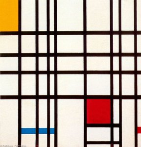 Composition With Red, Yellow And Blue — Piet Mondrian, Neoplasticism