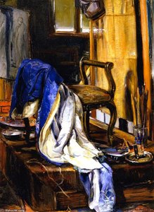 The Model's Throne — Joseph Kleitsch