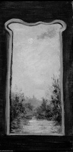 Moonlit Landscape, Through Keyhole