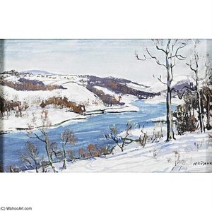 Snow Scene — Walter Emerson Baum