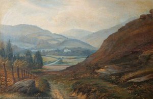 The Hall, Abbey Cwm Hir — Peter Abercrombie Fyfe Villiers
