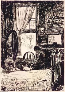 (figures Before Window) — Henry Lyman Saÿen