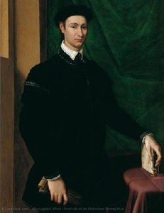 Portrait Of An Unknown Young Man — Alessandro Allori