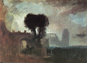 Archway With Trees By The Sea — Joseph Mallord William Turner, Romanticism