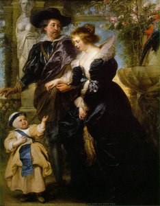 Rubens, His Wife Helena Fourment, And Their Son Peter Paul — Сэр Пјетр Паул Рубенс, Baroque