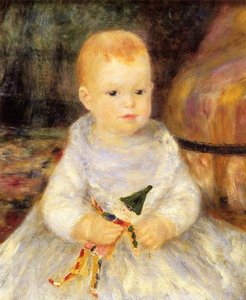 Child With Punch Doll (también Conocido Como Pierre De La Pommeraye) — Pierre-auguste Renoir
