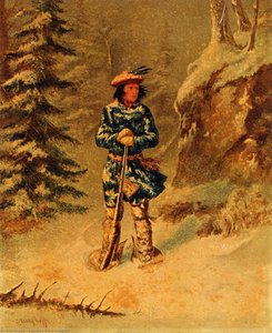 In Doubt Of Track, Iroquois'' Indian'' — Cornelius David Krieghoff, Realism