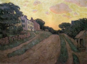 Summer Street — Arthur Wesley Dow, Impressionism