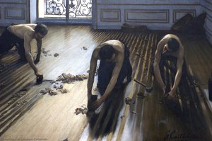 The Parquet Planers — Gustave Caillebotte