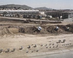Galvanised Ironware For Sale, Ruimsig, Strubensvalley, Johannesburg — David Goldblatt