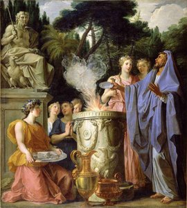 Sacrifice To Jupiter — Noel Nicolas Coypel, Baroque