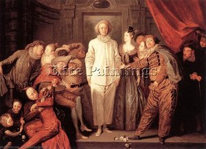 Italian Comedians — Jean-antoine Watteau, Rococo