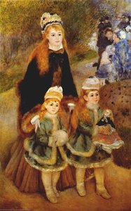 Mother And Children — Pierre-auguste Renoir, Impressionism