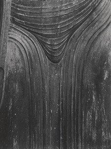 Detail Of The Standing Image Of Buddha Shakyamuni, The Central Figure Of The Main Hall Of Miroku, Muro Ji, Nara — Ken Domon