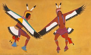 Two Eagle Dancers — Stephen Mopope