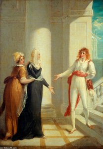 Maria, Olivia And Viola From 'twelfth Night' By William Shakespeare — William Hamilton