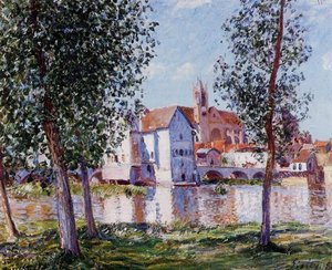 Moret Sur Loing — Alfrēd Sislē, Impressionist Landscape