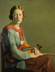The Violinist — Sir William Rothenstein