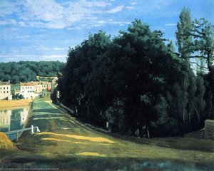 Ville D'avray - The Chemin De Corot — Jean-baptiste-camille Corot, French Landscape Painting