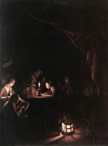 The Evening School — Gerrit Dou