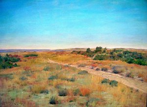 First Touch Of Autumn — William Merritt Chase, Impressionist Landscape