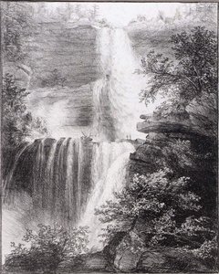 Falls At Catskill — Thomas Cole