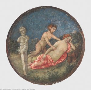 Jupiter And Antiope — Pinturicchio