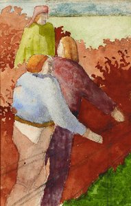 Sketch For 'tobias And The Shepherds' — Sir Stanley Spencer