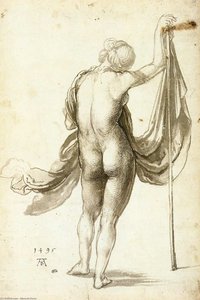 Female Nude From Behind — Albrecht Dürer, Northern Renaissance