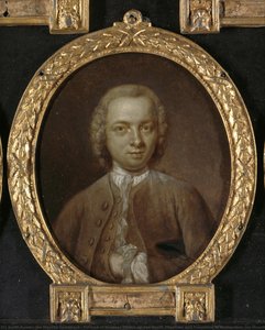 Portrait Of Nicolaas Willem Op Den Hooff, Physician And Translator In Amsterdam, Jan Maurits Quinkhard, 1732 - 1771 — Jan Maurits Quinkhard