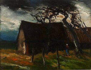 Stormy Landscape — Maurice De Vlaminck, Fauvism