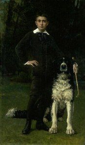 Portrait de Paul Bourgès à l'âge de dix ans