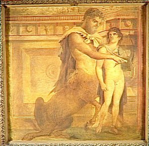 Achille Et Le Centaure Chiron, D'après Une Fresque Antique — Gustave Moreau