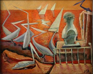 Bust And Pelican — Jorge Chávez Carrillo, Contemporary Realism