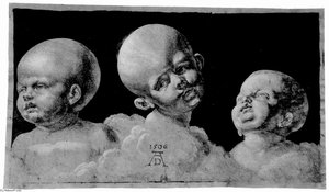 Three Children's Heads — Albrecht Dürer