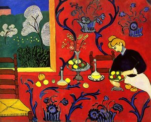 La Desserte Rouge Huile Sur Toile St Petersbourg, Museum Of The Hermitage — Henri Matisse, Fauvism