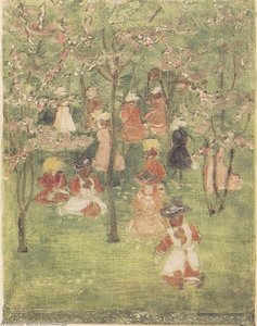 Spring In Franklin Park — Maurice Brazil Prendergast