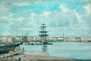 On The Medway At Rochester — David Muirhead
